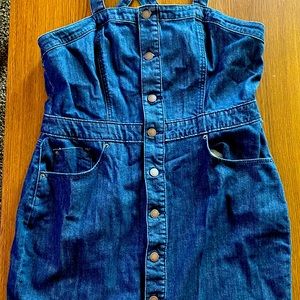 Denim dress. Size 14